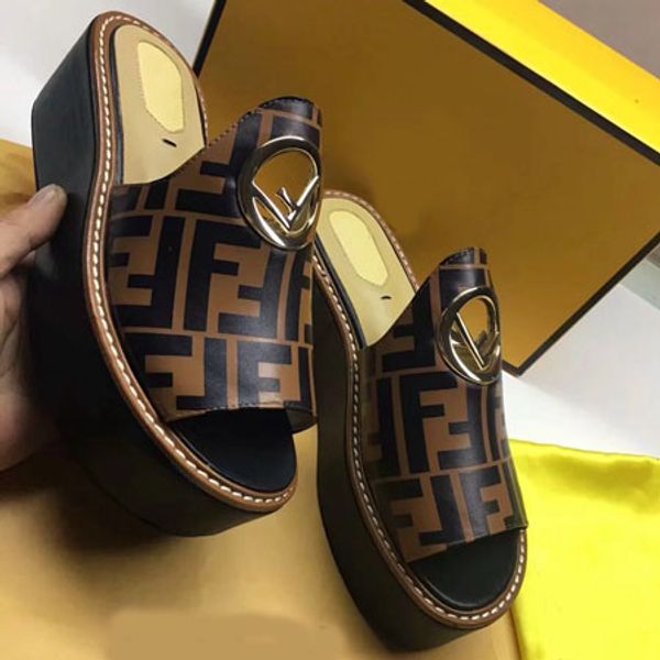 

2019New Luxury Fashion сандалии на танкетке Дизайнерская обувь Женская дизайнерская обувь с оригинальной коробкой Горячий дизайнерский ручной работы