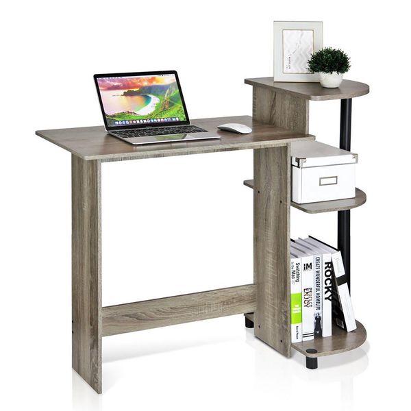 2019 Computer Study Desk Dorm Room College Student Compact Organizer French Oak Grey From Huangning9 37 18 Dhgate Com