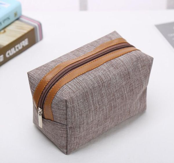 

toiletry kits men pvc polyester brief flap protable storage wash bags 3colors