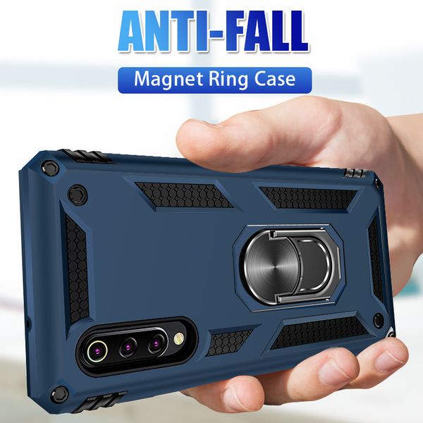 

роскошный металлический кольцевой чехол для телефона на xiaomi redmi 7a note 7 pro противоударный чехол для xiaomi 9 se 9t a3 cc9e armor cas