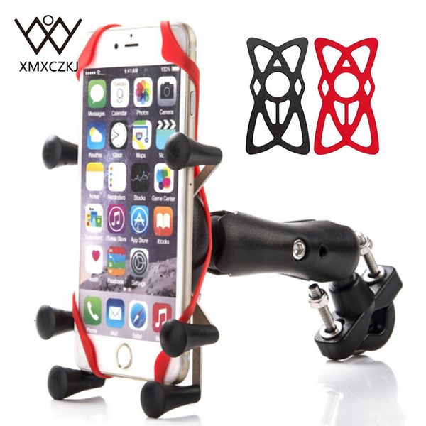 

мотоцикл handlebar велосипед мобильного сотового телефона держатель поддержка велосипеды силикон x-grip телефон подставка для smartphone gps