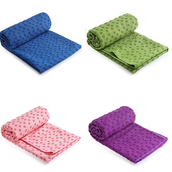 2019 Yoga Mat Non Slip Cloth Towel Green Printed Towel Fitness