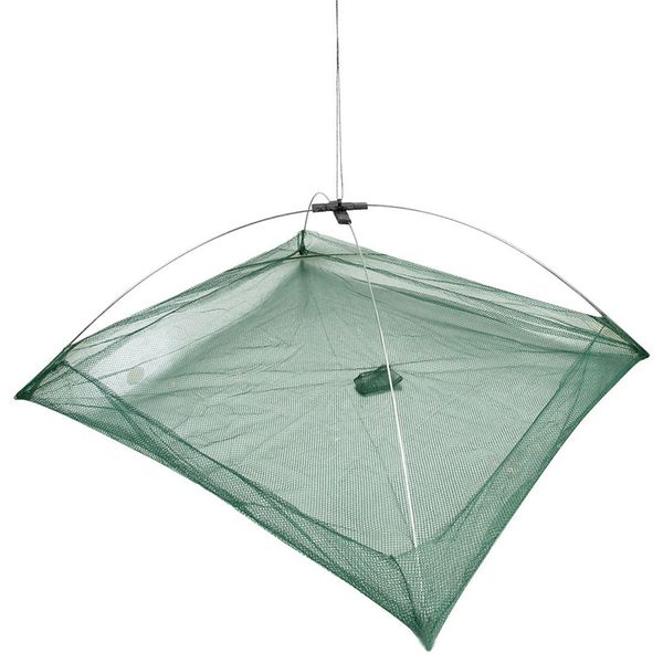 

50 x 50 cm umbrella crab koeder throw fishing senkmasche green plastic