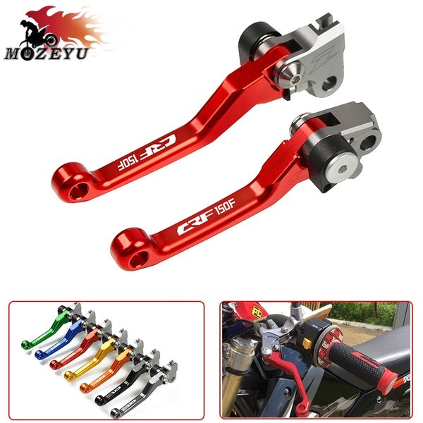 

cnc dirt bike flex pivot brake clutch levers motocross motorbike for crf150f crf 150f 2003-2017 2016 2015 2014 2004 2005