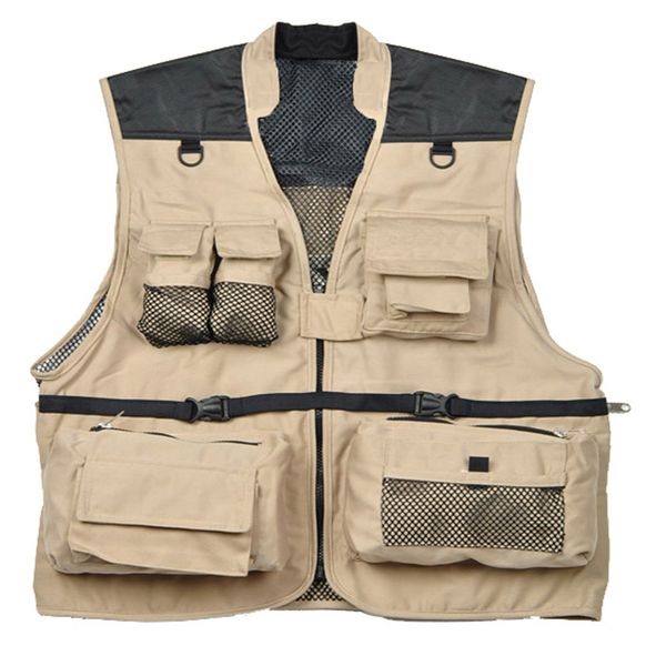 

professional pgraphy tactical vest men outdoor camouflage vest for fishing camping hiking, Camo;black