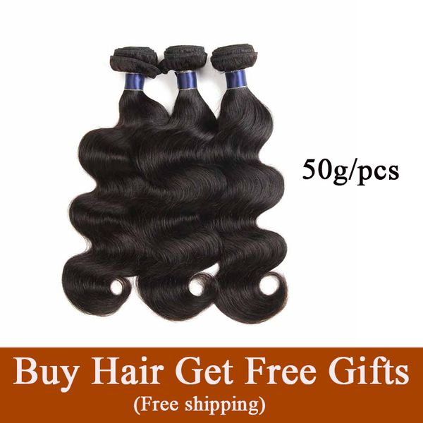 

8а перуанские объемная волна волосы 3/4 связок 100% девственная человеческая связка волос 100% малазийского natural black hair extensions 8