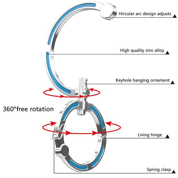 

portable multifunctional foldable metal hook for ourdoor activities nds