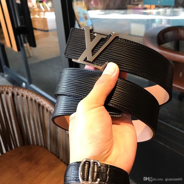 

2020 new fashion belts for men belt mens leather belts brand designer men women belt no box 02, Black;brown