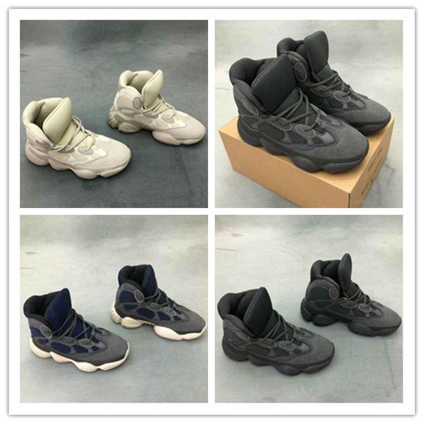

500 high slate designed desert rat sneaker midsole boost training sneakers trainers athletic outdoor sports 2019 running shoes for men
