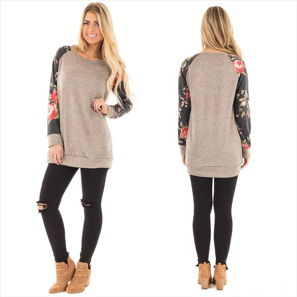 

printing long sleeve stitching digital printing long sleeve digital dress stitching dress, White