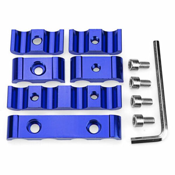 

12pcs spark plug wire separator 8mm 9mm 10mm engine wire divider aluminum