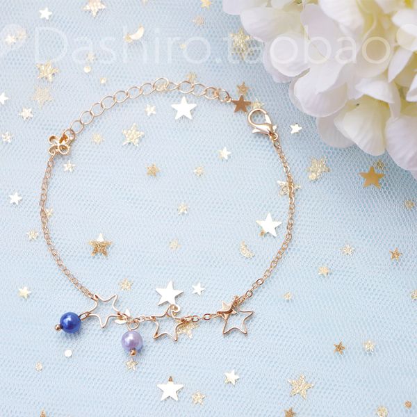 

dashiro японской девушки мило лето сладкого диких жемчужный браслет star mermaid кий студентки, Black