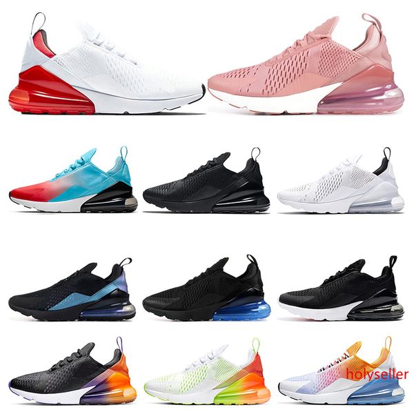 

2019 running shoes for men triple black white black gradient rainbow firecracker laser fuchsia womens sports sneakers size 36-45