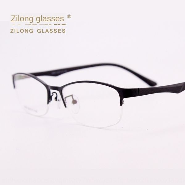 

19 women's business metal glasses half frame small frame women's steel plate plain glasses mixed batch, Silver
