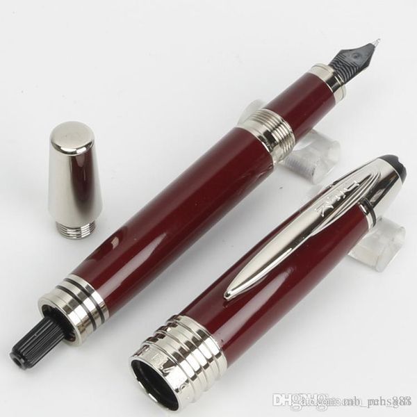 

fashion pens john kennedy classic burgundy red jfk clip rollerball pen fountain pen ballpoint pen m pens ing, Blue;orange