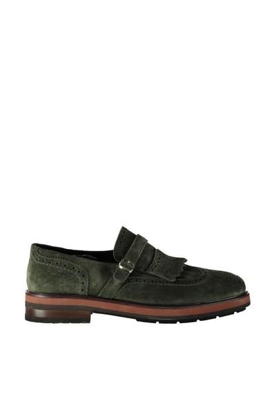 

derimod genuine leather green men 's shoes, Black