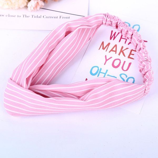 

multi using adjustable striped hair band headband sweet sen female simple minimalist headband personality hair accessories, Brown
