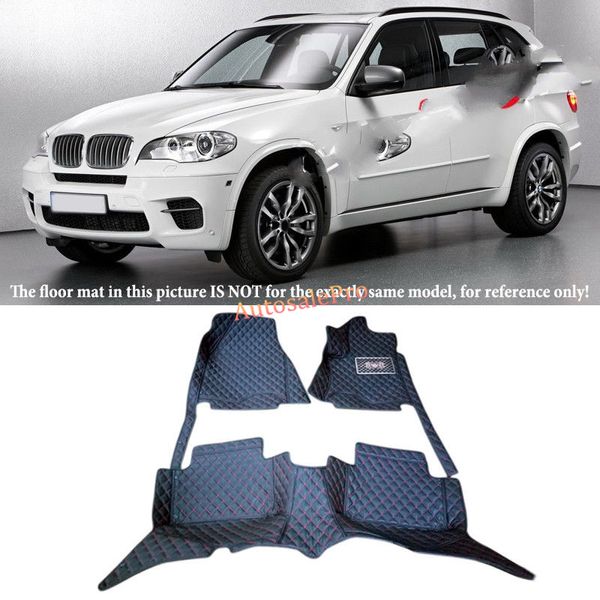 

for x5 e70 3 rows 7 seats 2008 2009 2010 2011 2012 2013 right left hand drive black front &rear floor mat carpets pad cover