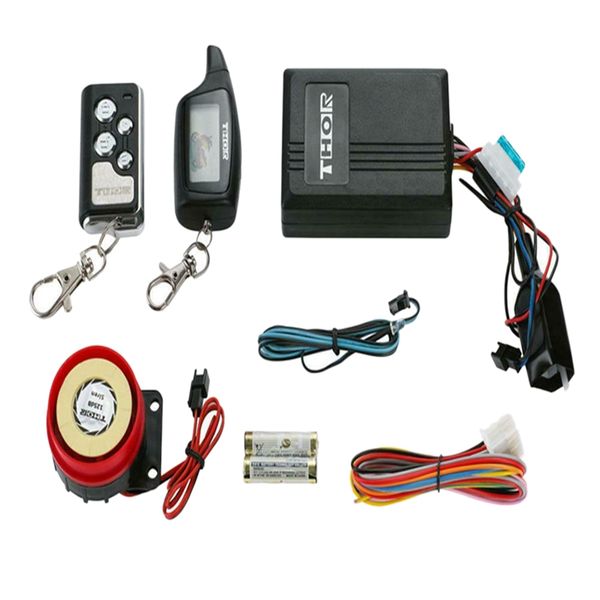 

two-way motorcycle anti-theft security system motorcycle keyless entry lcd remote control car