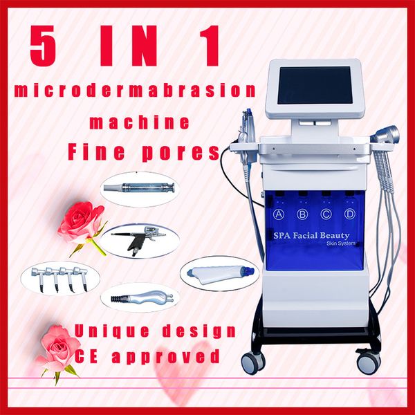 

selling rejuvenation pn and 5-in-1 skin water-grinding water oxygen injector diamond micro-crystal washing skin beauty machine