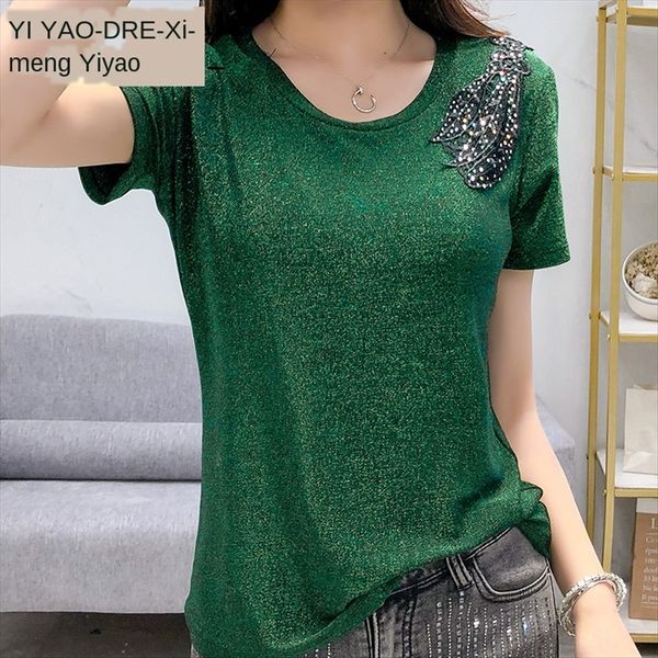 

pure female butterfly decal loose all-match duan xiu 2020 hipster elegant temperament cotton t-shirt butterfly cotton t-shirt female fas, White