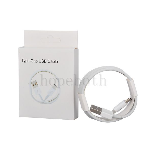 

Best Quality 1M 3FT White Round Data Charging Cord USB Type-C Cable for LG G5 XiaoMi huawei p10 6s 7plus 8 X XR XS XS-MAX With Retail Box