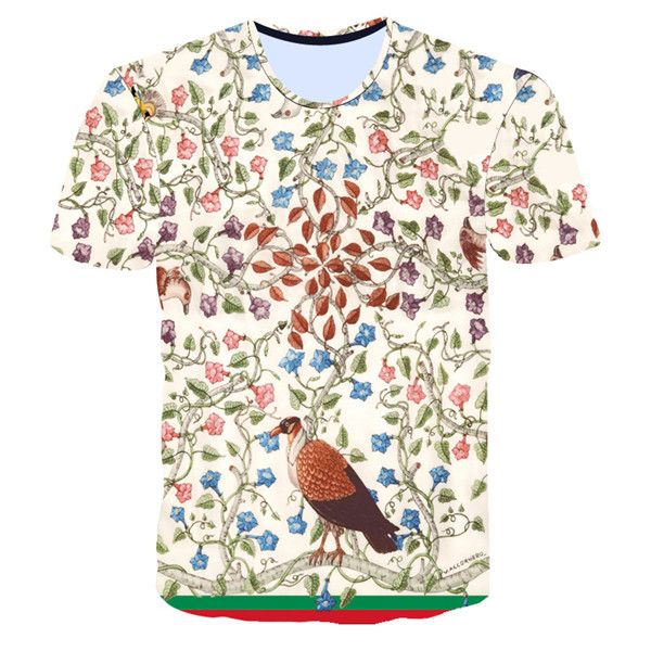 

роскошная мужская дизайнерская футболка мужская и женская хип-хоп мужская одежда 3d печатная мужская футболка 2020 европейская и американска, White;black