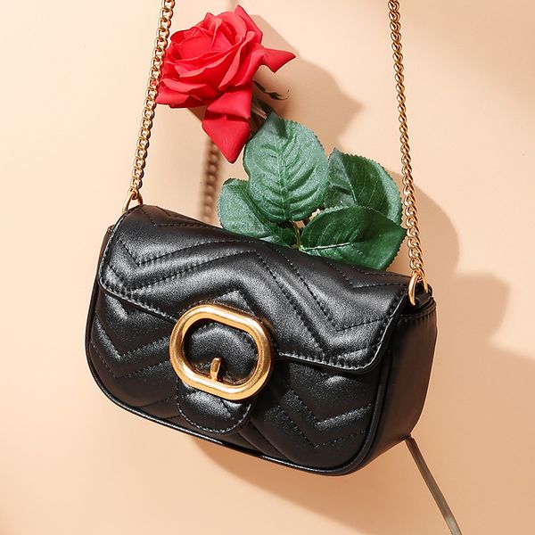 

кожа 2019 женская сумка все-матч одно плечо ремень пряжки цепи мешок