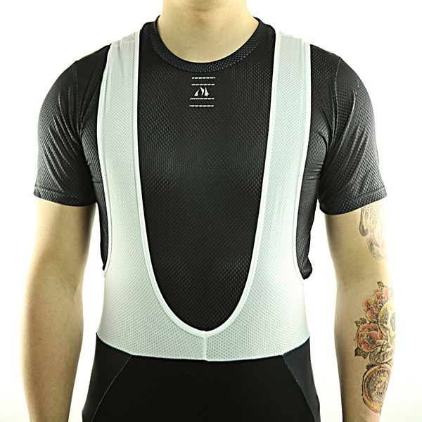 

racmmer 2018 bike cool mesh superlight cycling base layers bicycle short sleeve shirt highly breathbale underwear jersey #wy-01, Black