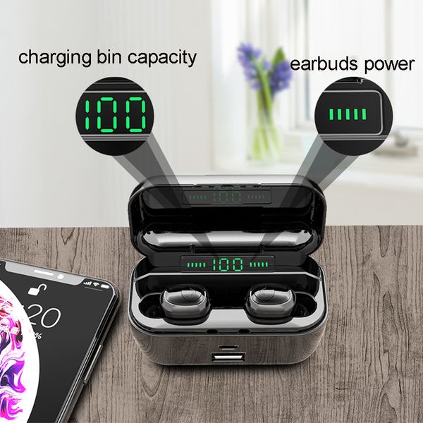 

2019 fast shipping v5.0 g6s for apple headphonestws wireless bluetooth earbud waterproof tws earbuds wireless bluetooth