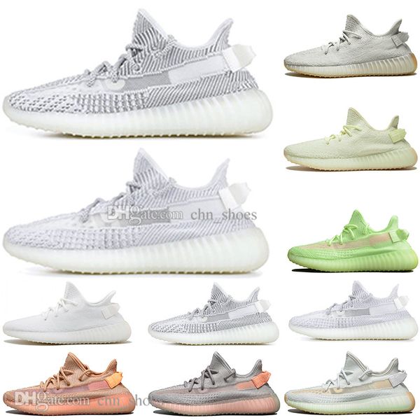 

with box kanye west clay v2 static reflective rainbow discoloration mens running shoes hyperspace women men sport designer sneakers