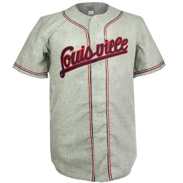 

Louisville Colonels 1936 Road Jersey 100% Stitched Embroidery Logos Vintage Baseball Jerseys Custom Any Name Any Number Free Shipping