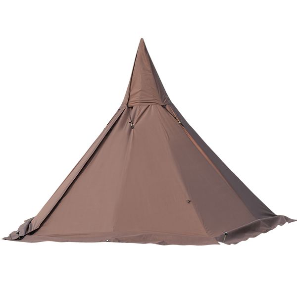 

4 5 6 person pentagon pyramid flamming teepee shelter tent car tent hiking awning party pergola outdoor camping army relief