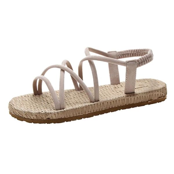 

women sandals lace up gladiator sandals fashion summer shoes woman flat non-slip beach open toe weave shoes#402, Black