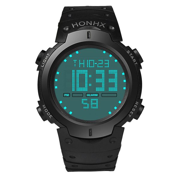 

reloj digital simple men's digital watch silicone strap acrylic dial plastic satch led electrobic male sport wrist watches, Slivery;brown