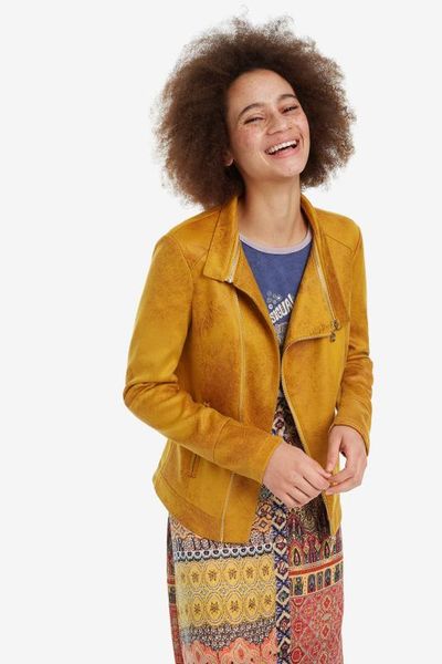 

2020 fashionable wear jacket yellow, Black;brown