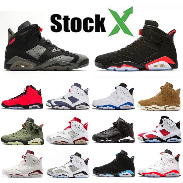 

travis scott x 6 medium olive 6s men basketball shoes unc tinker black infrared cactus jack oregon mens sports sneaker 7-13, White;red