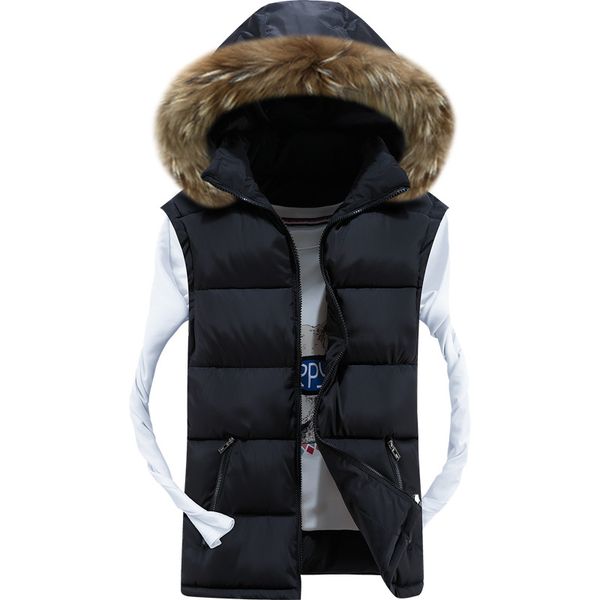 

c1135 2018 autumn and winter new men's wear fashion casual joker show thin vest coat wholesale ing, Black;white