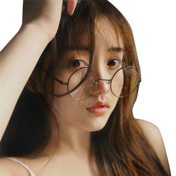 

new arrival cycling eyewear classic metal frame mirror rounded glasses transparent eyeglasses popular glasses spectacles