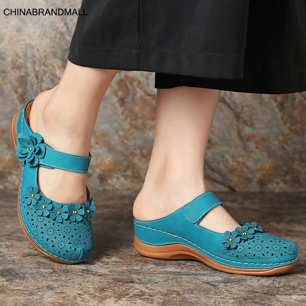 

women's sandals shoes ladies girls genuine leather ankle hollow round toe sandals soft sole shoes fashion size, Black