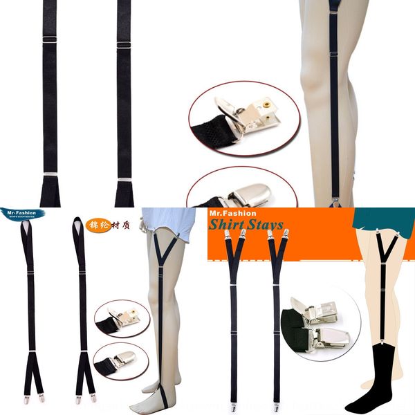 

moaie men's anti-wrinkle belt type i y y2 clip nylon men's shirt anti-wrinkle suspender belt type i y y2 suspender clip nylon slin, Black;white