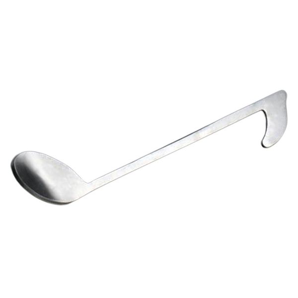 

music note stainless steel silver coffee spoon ice cream cocktail teaspoons kitchen