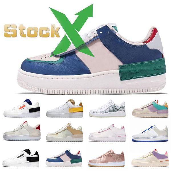 

new fashion skateboard shoes classic dunk 1 utility white triple black volt flax mystic navy sneakers designer casual shoes platform 36-45
