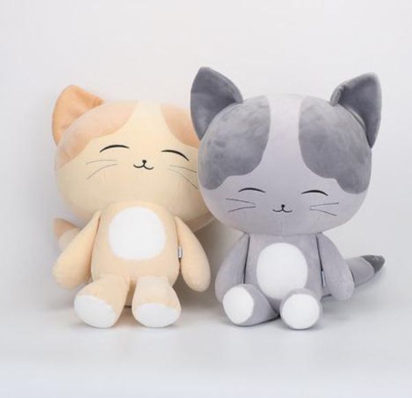 peluche de gato sonriente