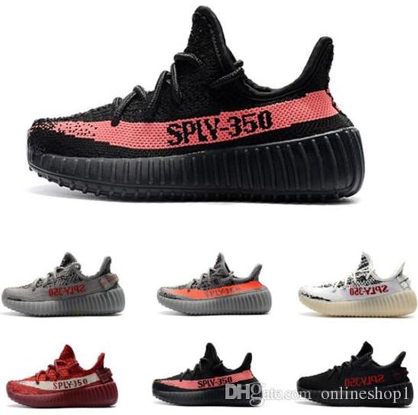 

designer fashion kids shoes kanye west beluga 2.0 bred zebra grey orange black white pink baby kids boys girls running shoes sneakers