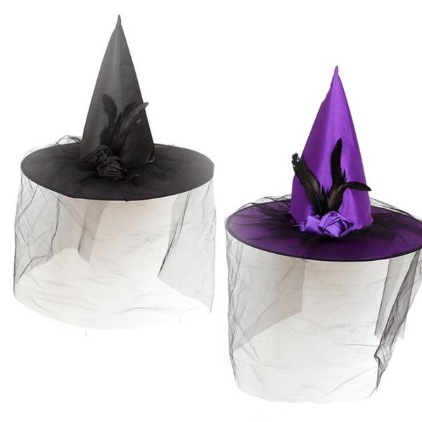 

pumpkin star witch hat performance cosplay hats adults kids halloween maquerade props carnival party hats
