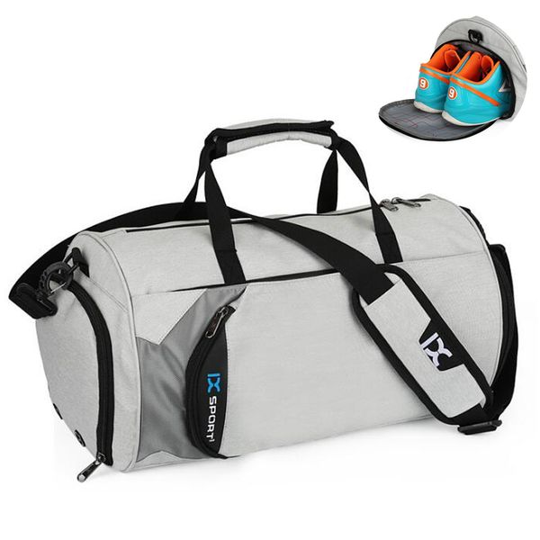 

outdoor waterproof men sports gym bag with shoes pocket for training fitness shoulder bag women travel yoga handbag