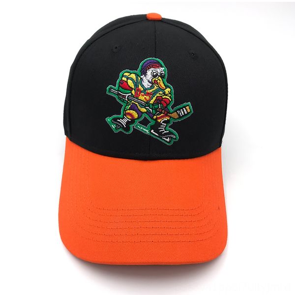 

cool hockey cotton ducks logo hockey fans women men running caps in sport volleyball wear athletic & outdoor apparel outdoor bq, Black;white