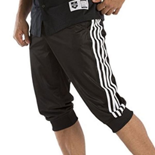 

men pants 2019 beach sports casual pants large size new loose summer men's webbing calf-length, Black