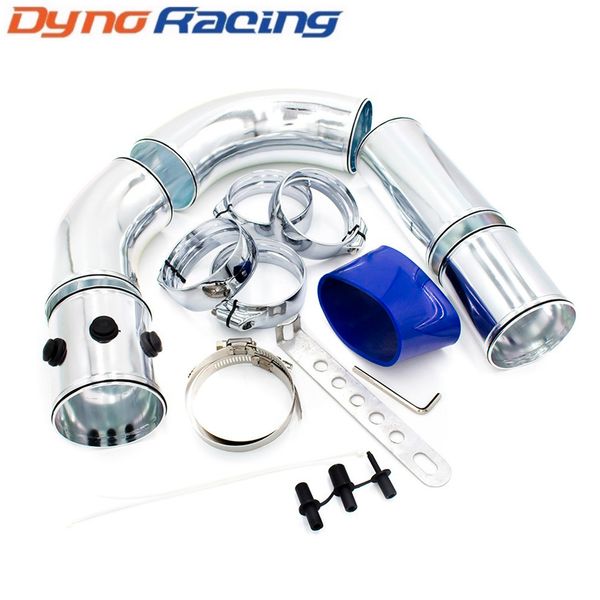 

3" 76mm air intake pipe universal aluminum alloy intake pipe kit turbo direct cold air filter injection system